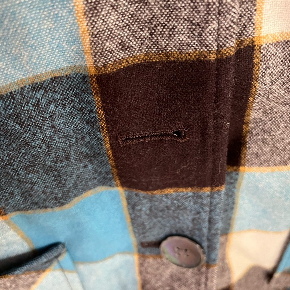 Pendleton Wool Large Button Plaid Jacket Shacket … - image 5